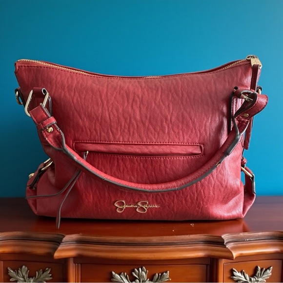 Jessica Simpson Red Shoulder Bag - Picture 1 of 6